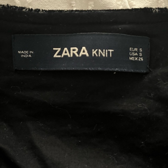 Zara Black Velvet Jacket with Sequin and Rhinestone Star Embroidery - Picture 5 of 7